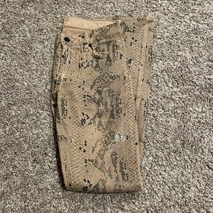 SNAKESKIN JEANS 7 FOR ALL MANKIND